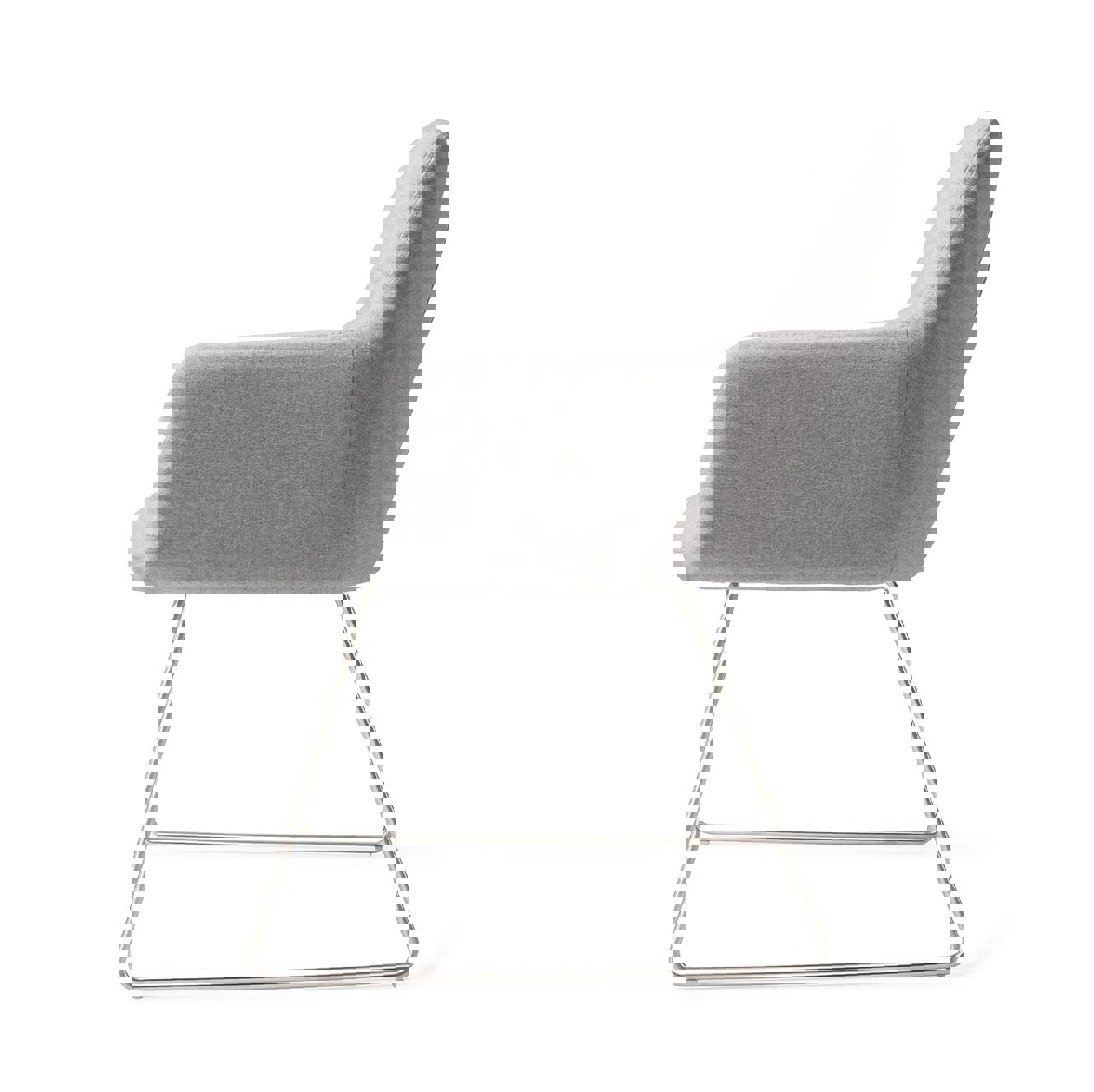 Kinko Cloud Eetkamerstoel Slide Steel