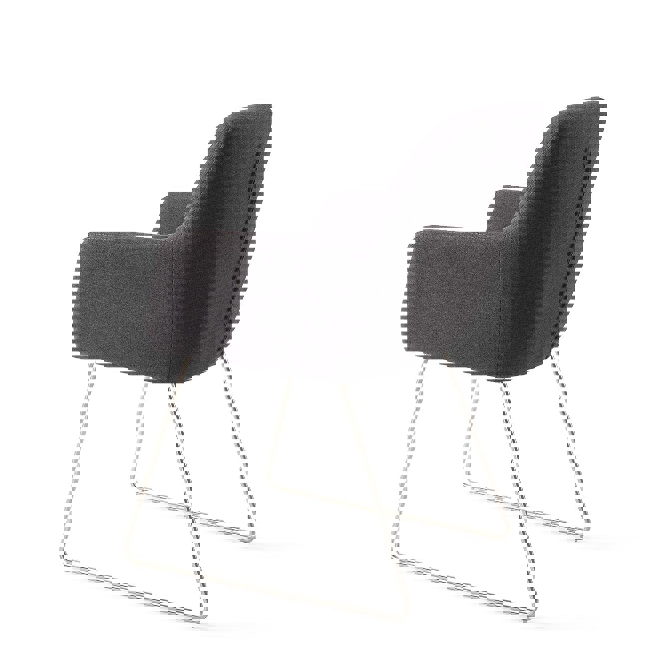 Kinko Shadow Eetkamerstoel Slide Steel