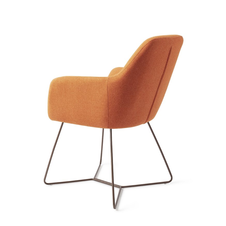 Kinko Tangerine Eetkamerstoel Beehive Rose