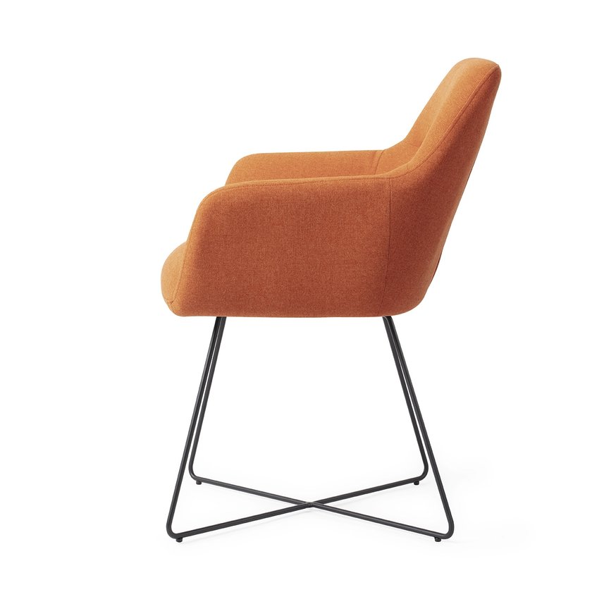 Kinko Tangerine Eetkamerstoel Cross Black