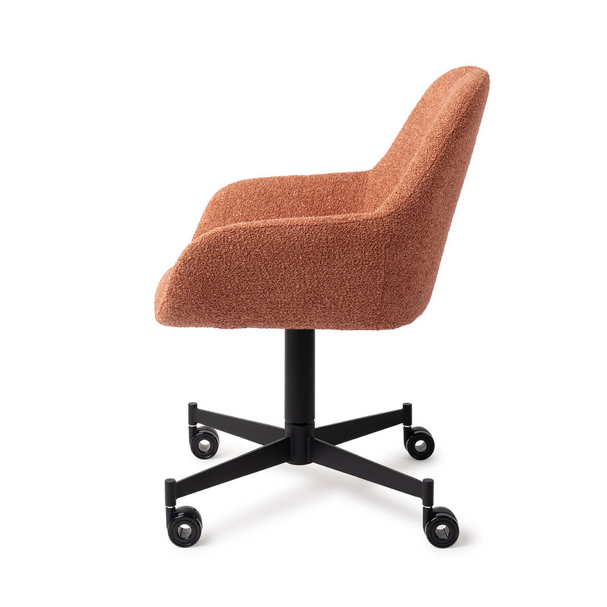 Kushi Amber Autumn Eetkamerstoel Caster Black