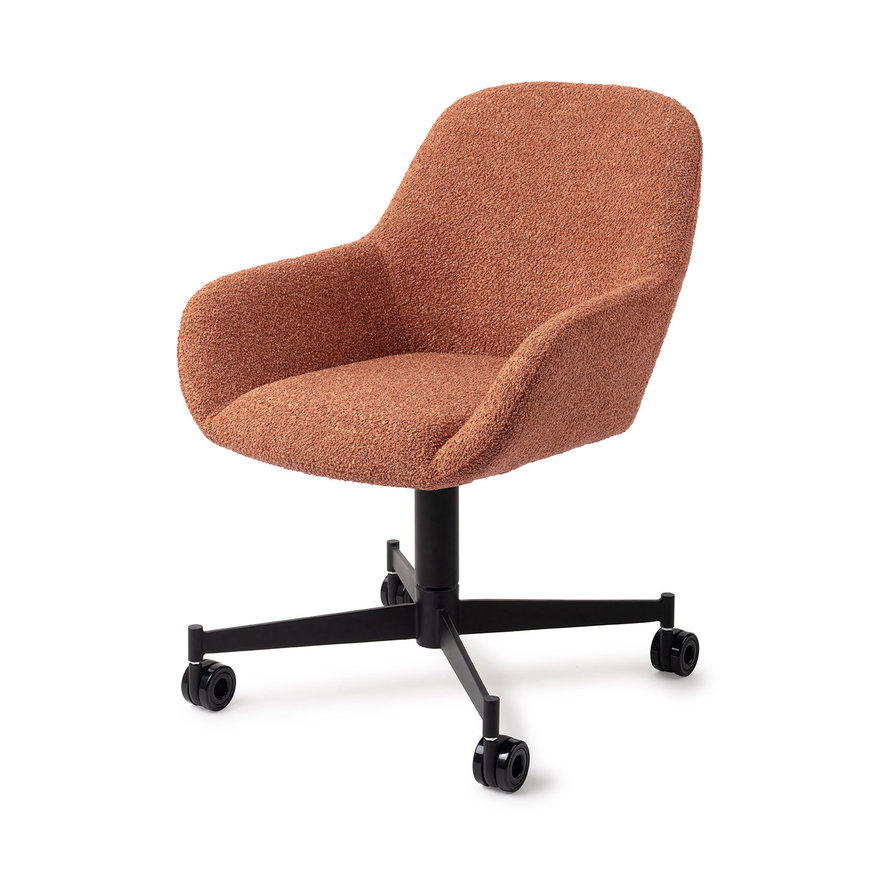 Kushi Amber Autumn Eetkamerstoel Caster Black