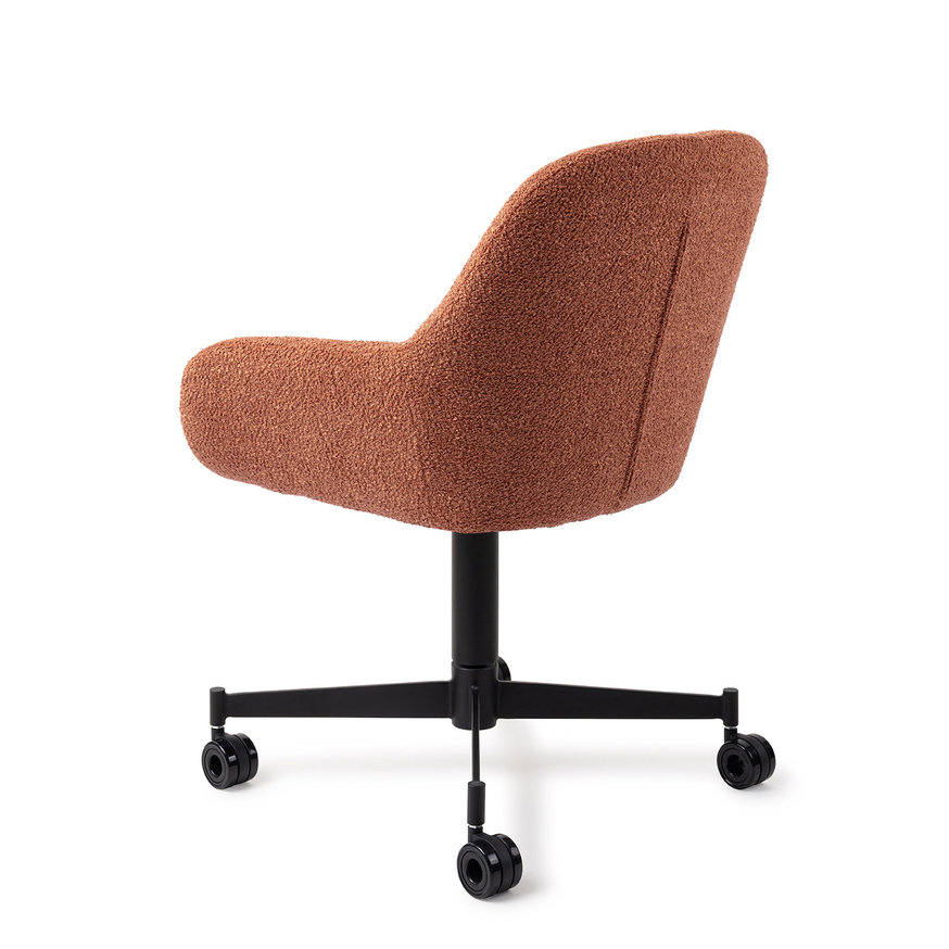 Kushi Amber Autumn Eetkamerstoel Caster Black