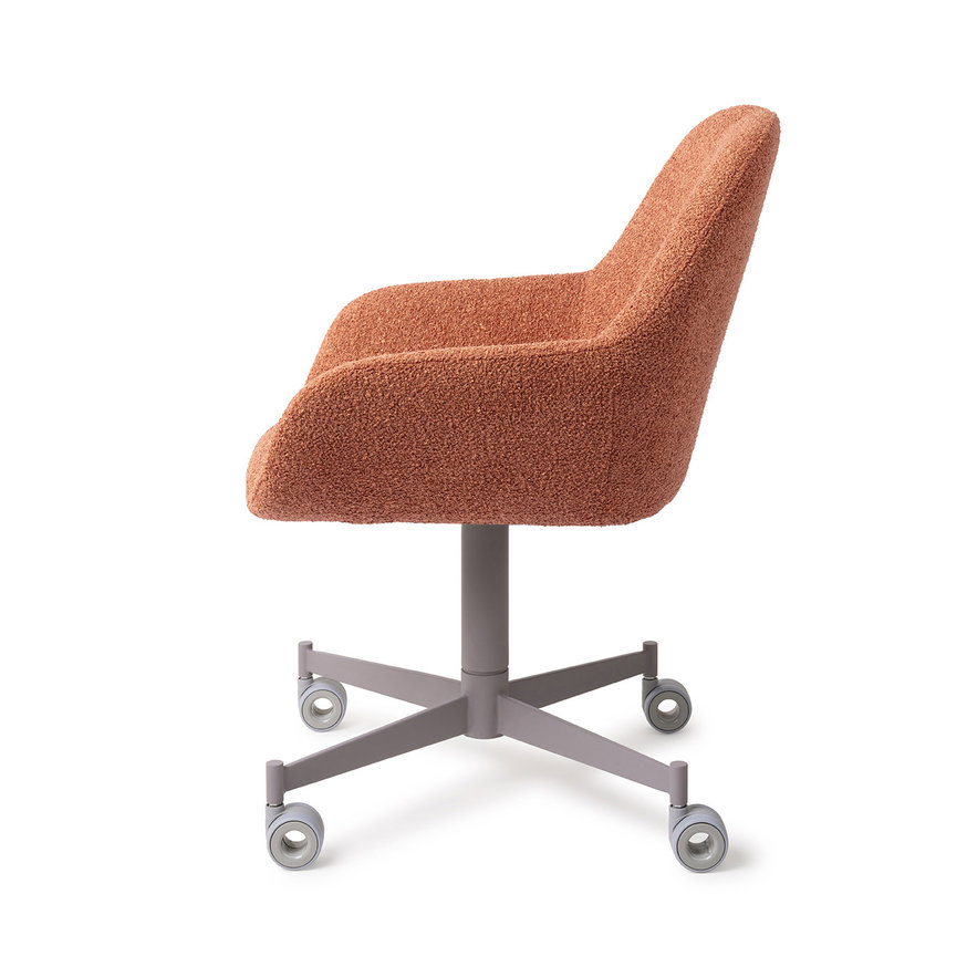 Kushi Amber Autumn Eetkamerstoel Caster Grey