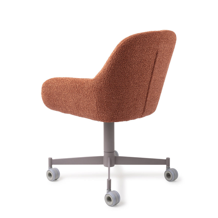 Kushi Amber Autumn Eetkamerstoel Caster Grey