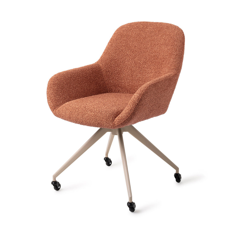 Kushi Amber Autumn Eetkamerstoel Glide Beige