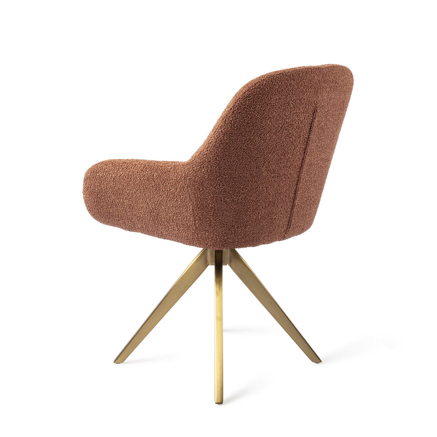 Kushi Amber Autumn Eetkamerstoel Turn Gold