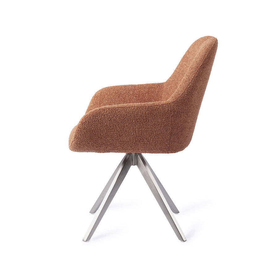 Kushi Amber Autumn Eetkamerstoel Turn Steel