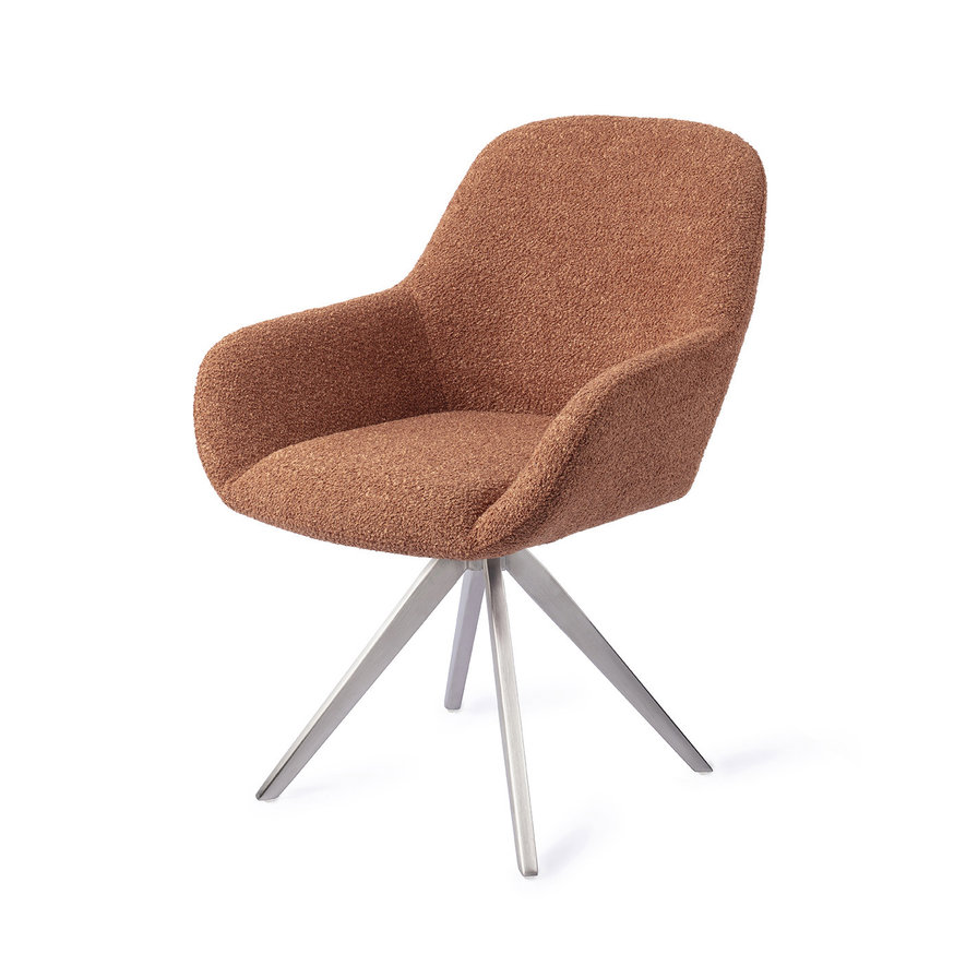 Kushi Amber Autumn Eetkamerstoel Turn Steel