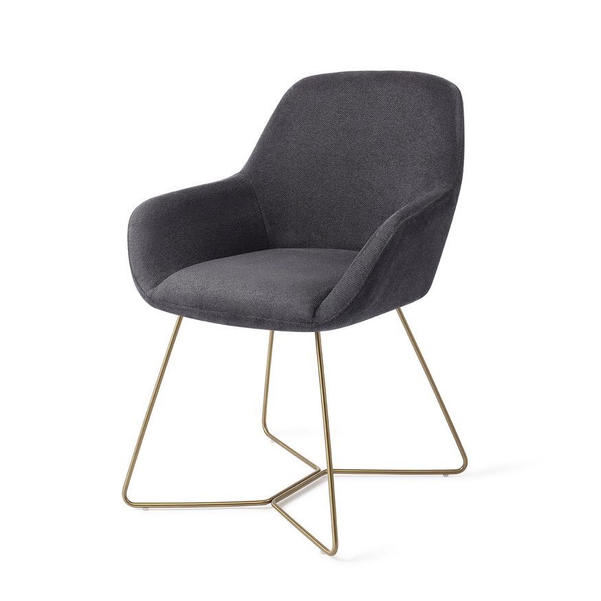 Kushi BlackOut Eetkamerstoel Beehive Gold