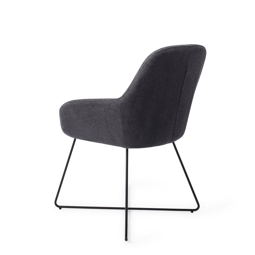 Kushi BlackOut Eetkamerstoel Cross Black