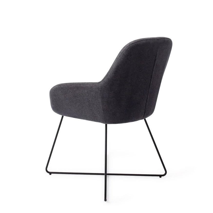 Kushi BlackOut Eetkamerstoel Cross Black