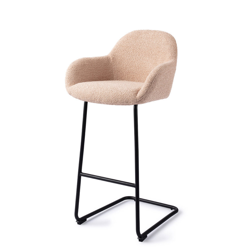 Kushi Flax Relax Barkruk (H) Bar Arch Black