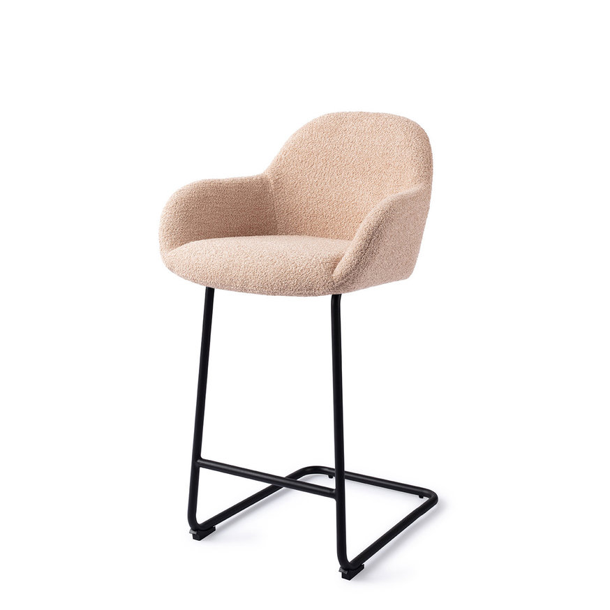 Kushi Flax Relax Barkruk (L) Counter Arch Black