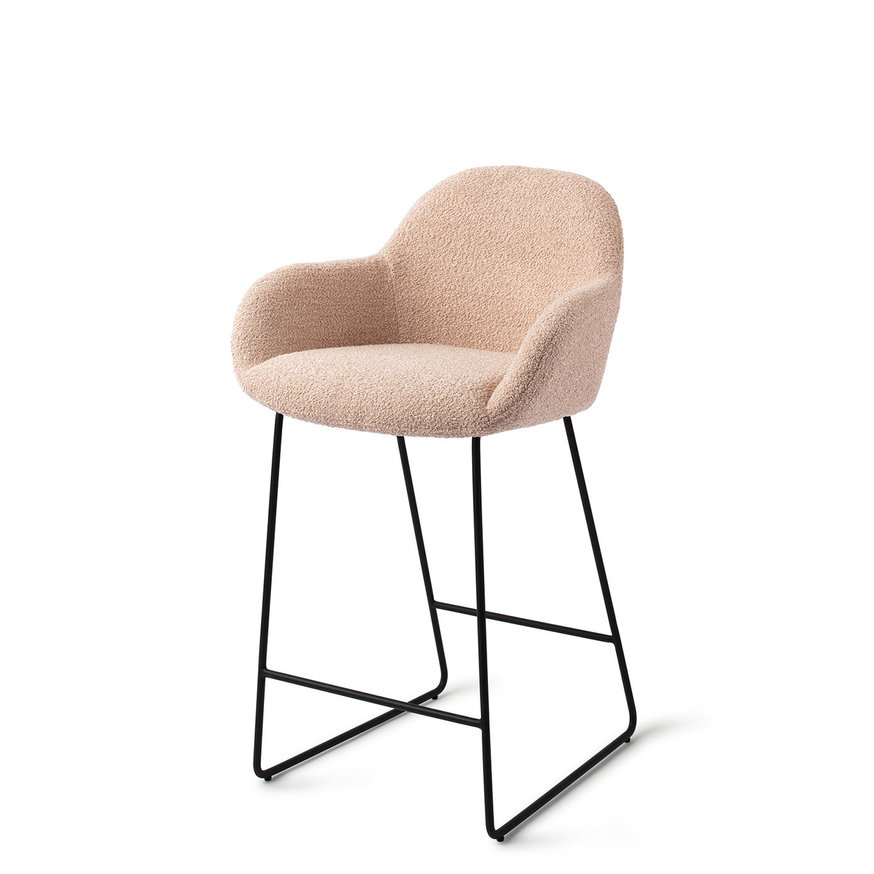 Kushi Flax Relax Barkruk (L) Counter Slide Black