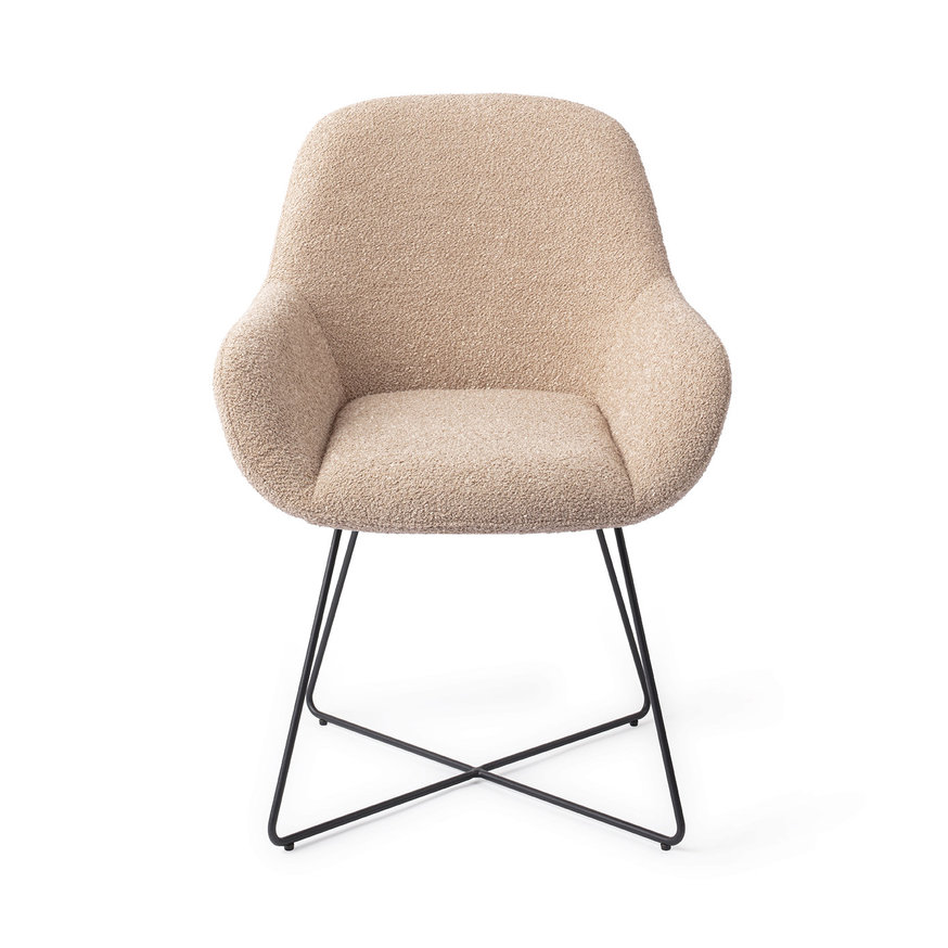 Kushi Flax Relax Eetkamerstoel Cross Black