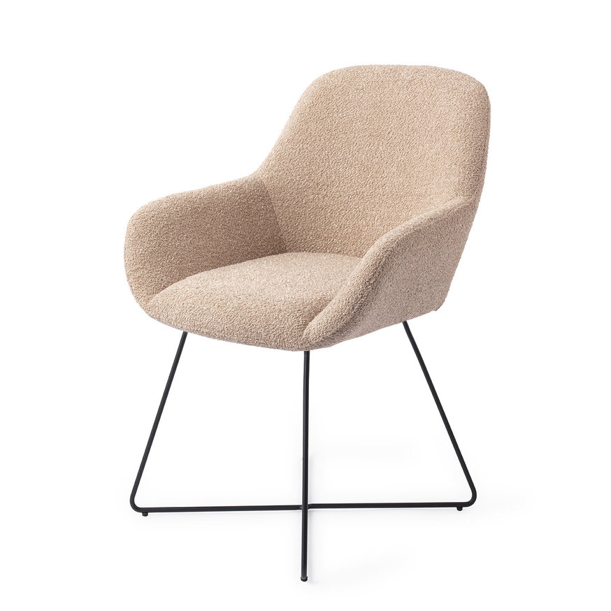 Kushi Flax Relax Eetkamerstoel Cross Black