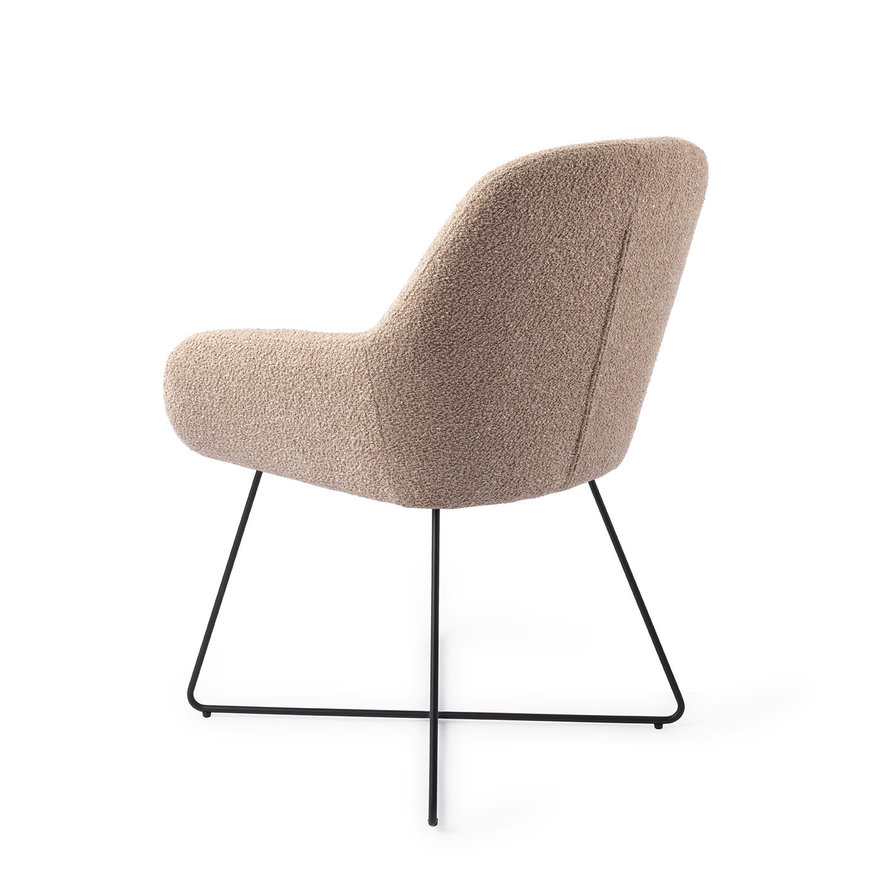 Kushi Flax Relax Eetkamerstoel Cross Black