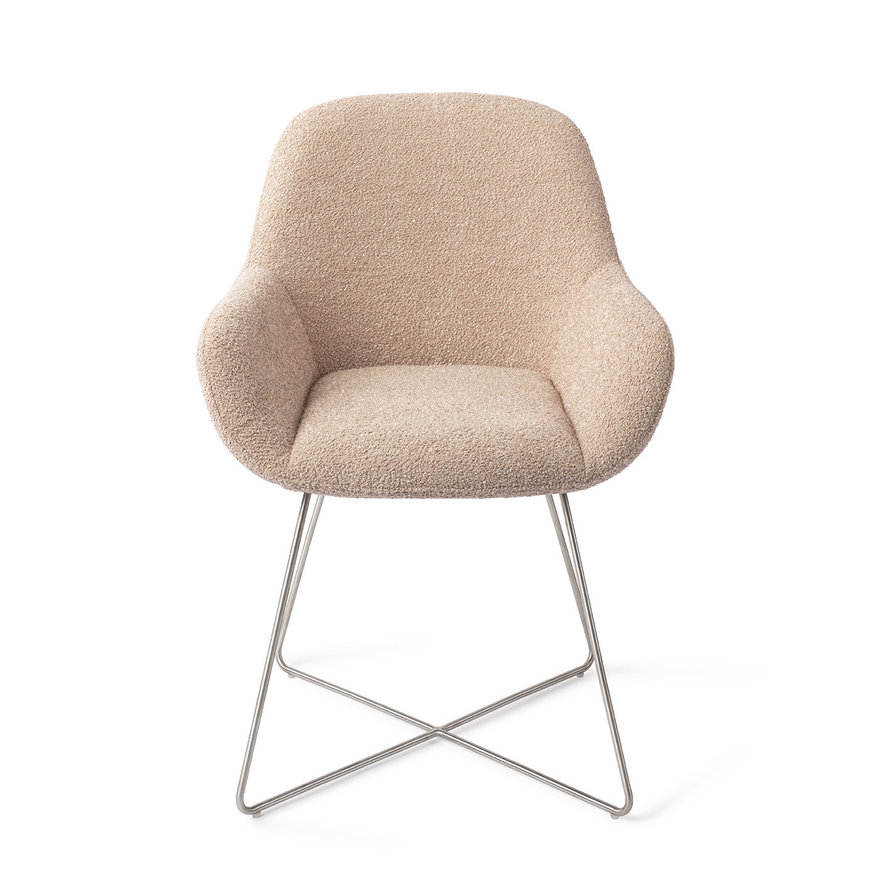 Kushi Flax Relax Eetkamerstoel Cross Steel