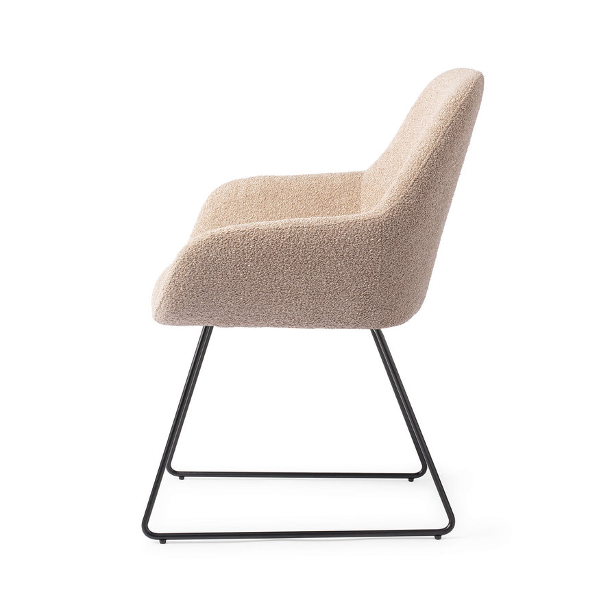 Kushi Flax Relax Eetkamerstoel Slide Black