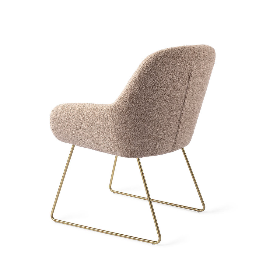 Kushi Flax Relax Eetkamerstoel Slide Gold