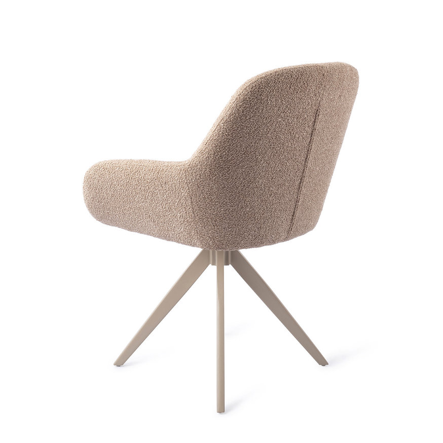 Kushi Flax Relax Eetkamerstoel Turn Beige