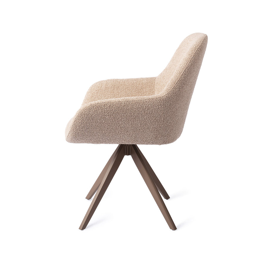 Kushi Flax Relax Eetkamerstoel Turn Brown