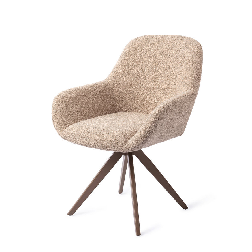 Kushi Flax Relax Eetkamerstoel Turn Brown