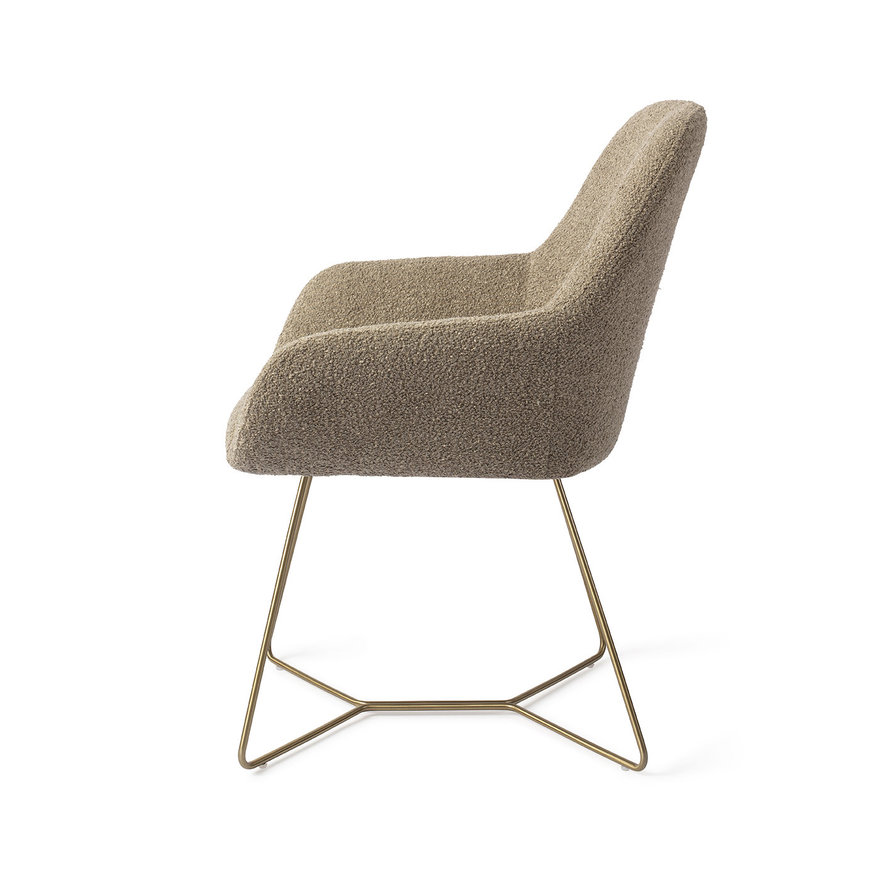 Kushi Moss Meadow Eetkamerstoel Beehive Gold