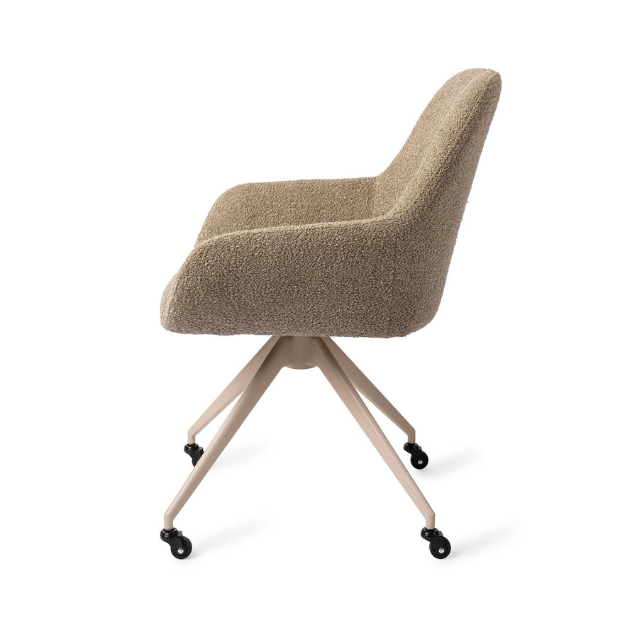 Kushi Moss Meadow Eetkamerstoel Glide Beige