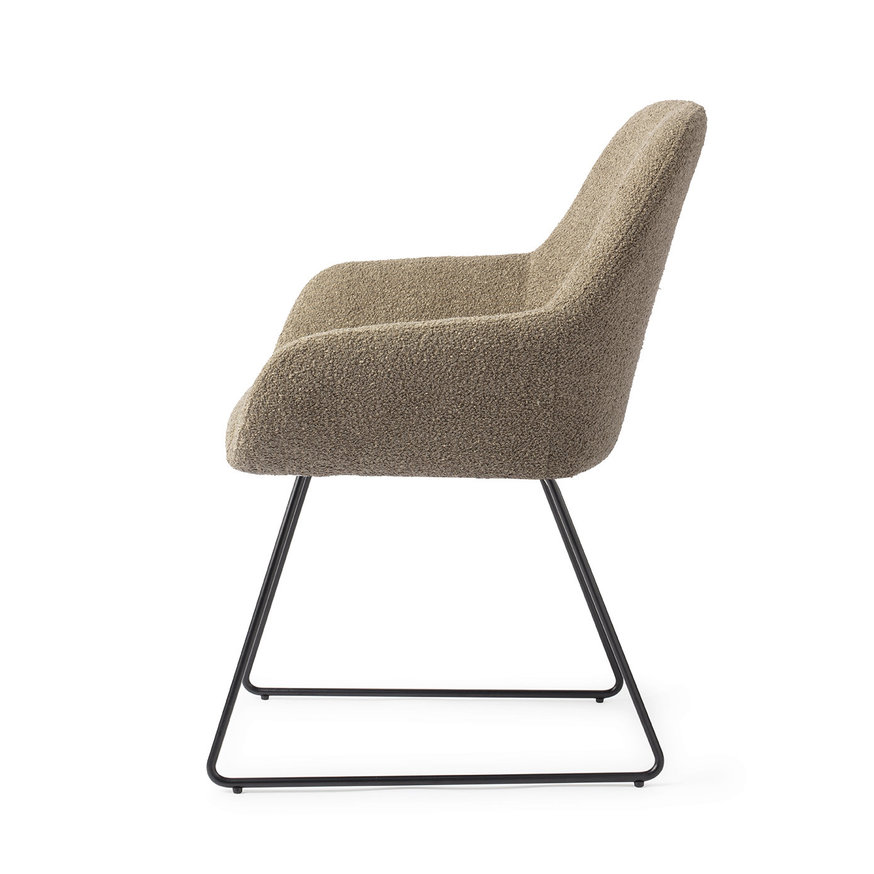 Kushi Moss Meadow Eetkamerstoel Slide Black