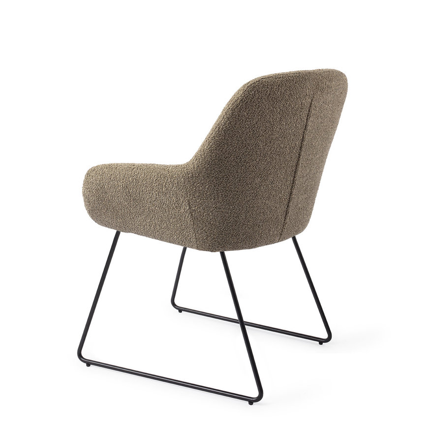 Kushi Moss Meadow Eetkamerstoel Slide Black