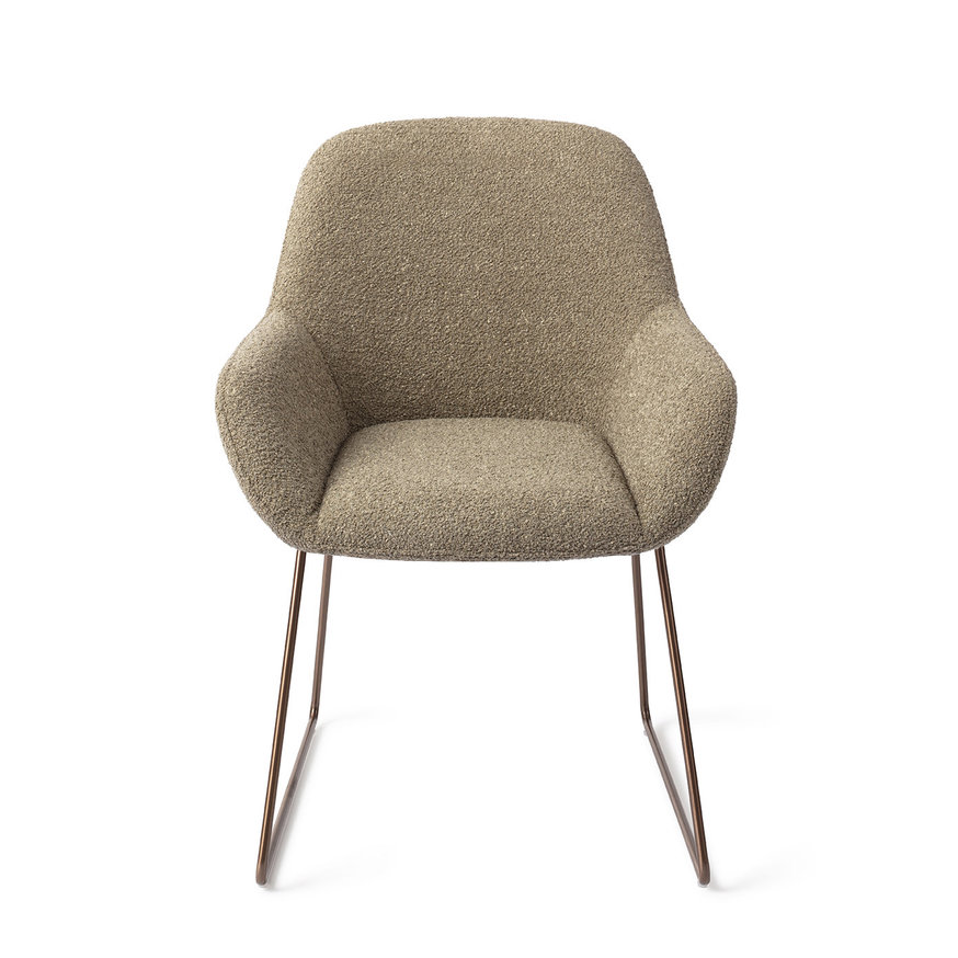 Kushi Moss Meadow Eetkamerstoel Slide Rose