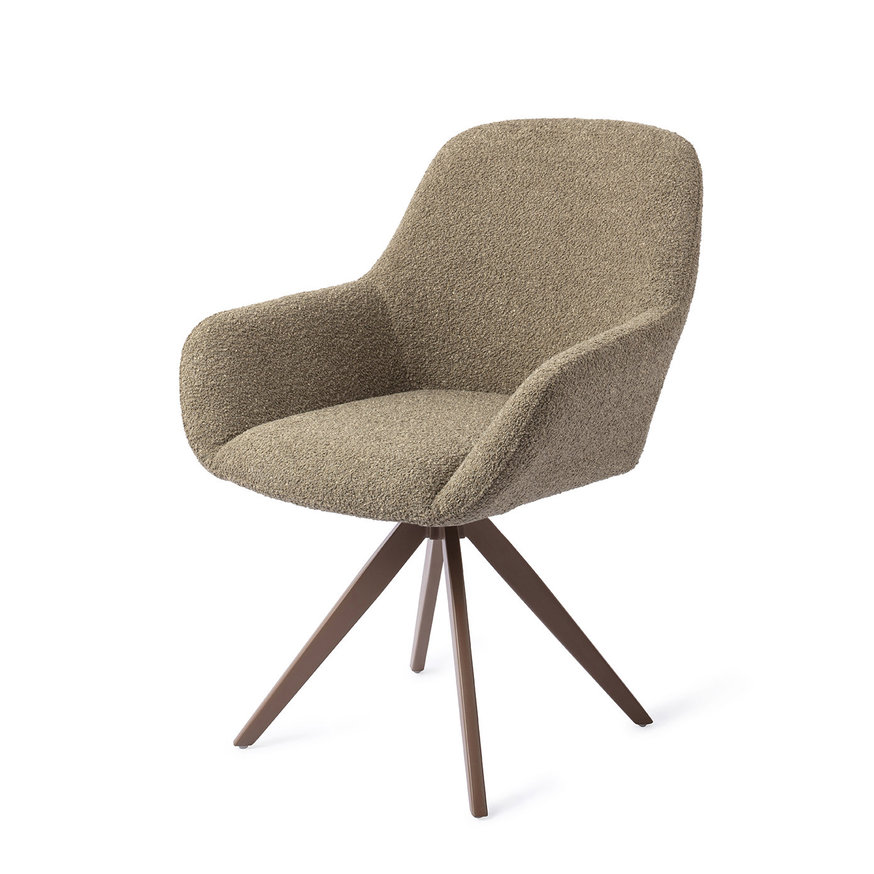 Kushi Moss Meadow Eetkamerstoel Turn Brown