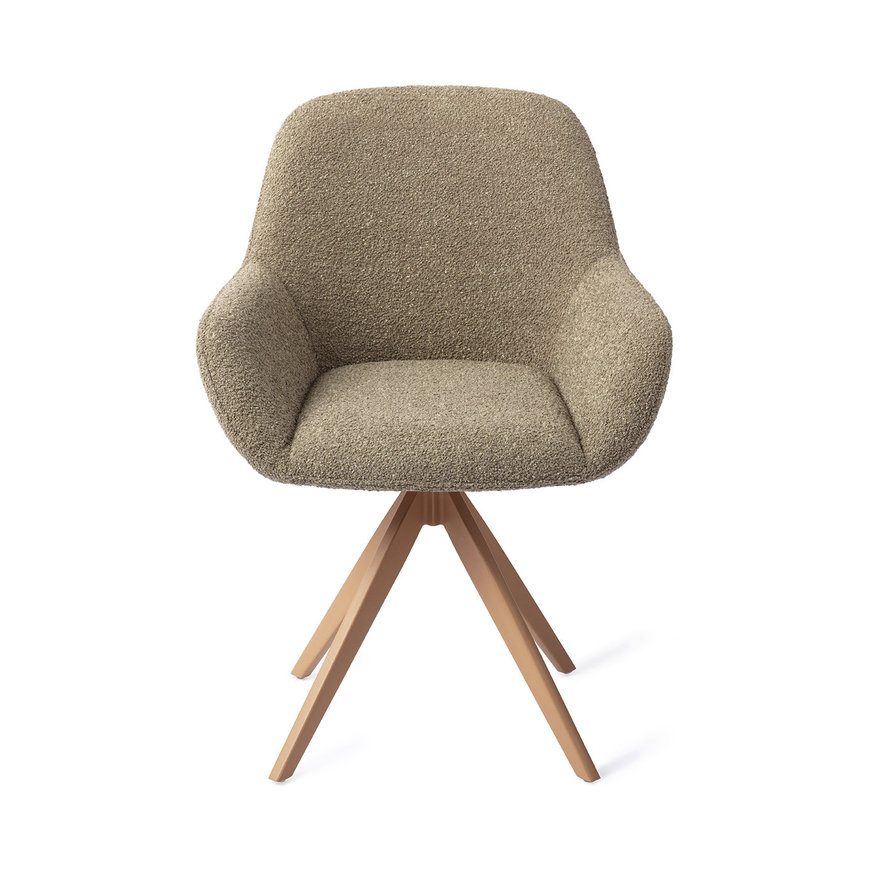 Kushi Moss Meadow Eetkamerstoel Turn Peach