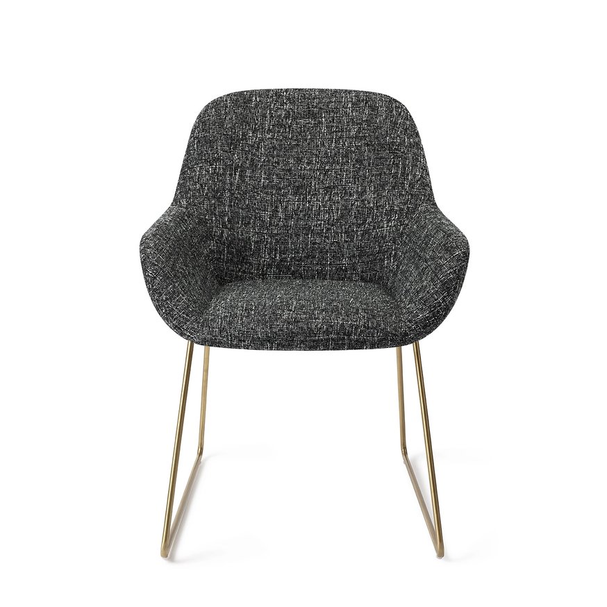 Kushi Skyfall Eetkamerstoel Slide Gold