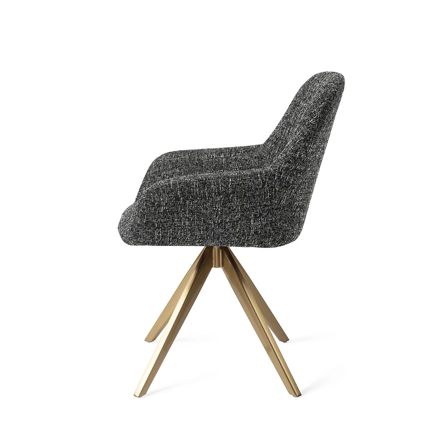 Kushi Skyfall Eetkamerstoel Turn Gold