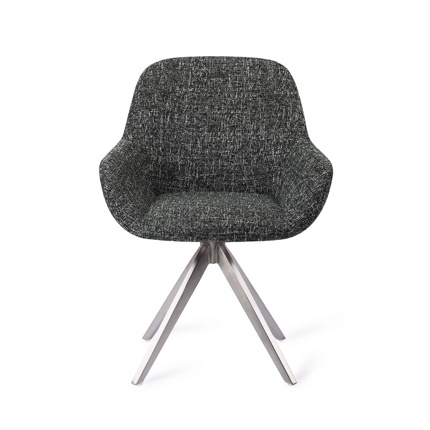 Kushi Skyfall Eetkamerstoel Turn Steel