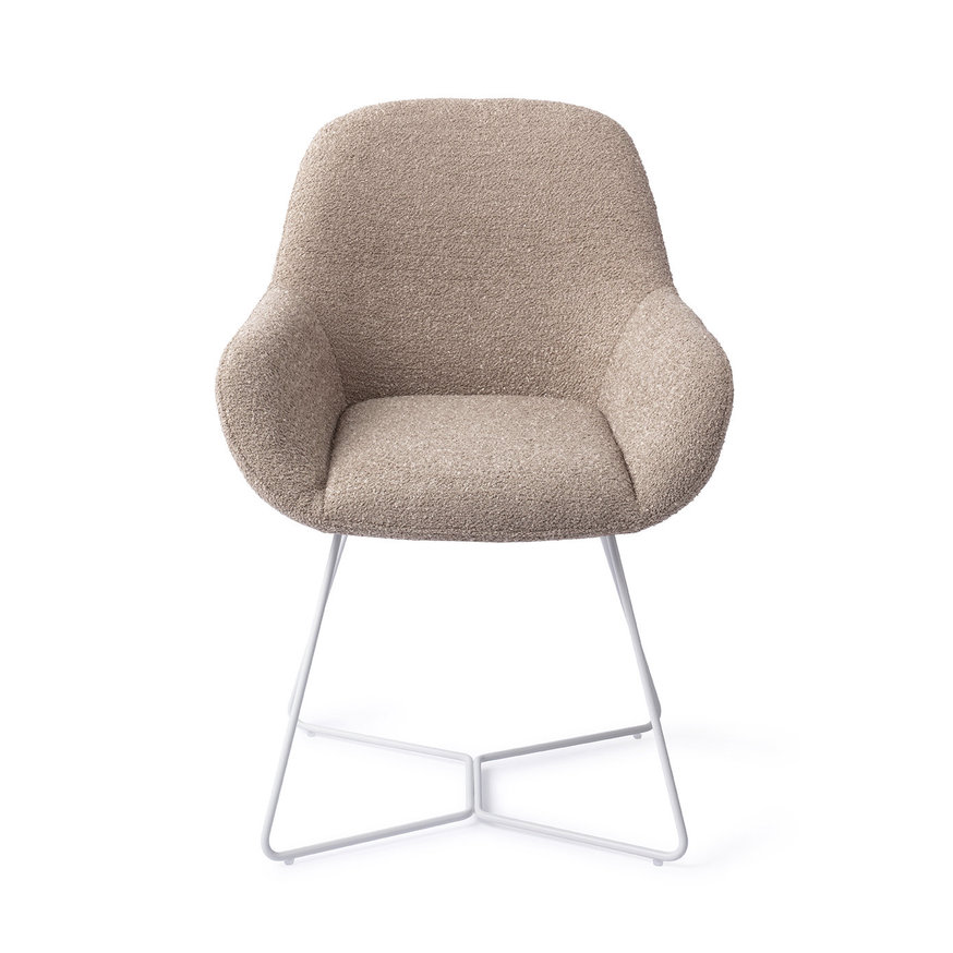 Kushi Stone Haze Eetkamerstoel Beehive White