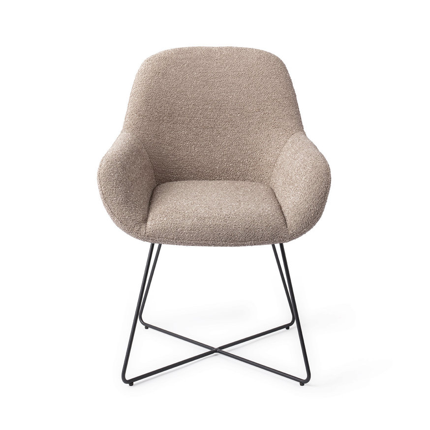 Kushi Stone Haze Eetkamerstoel Cross Black