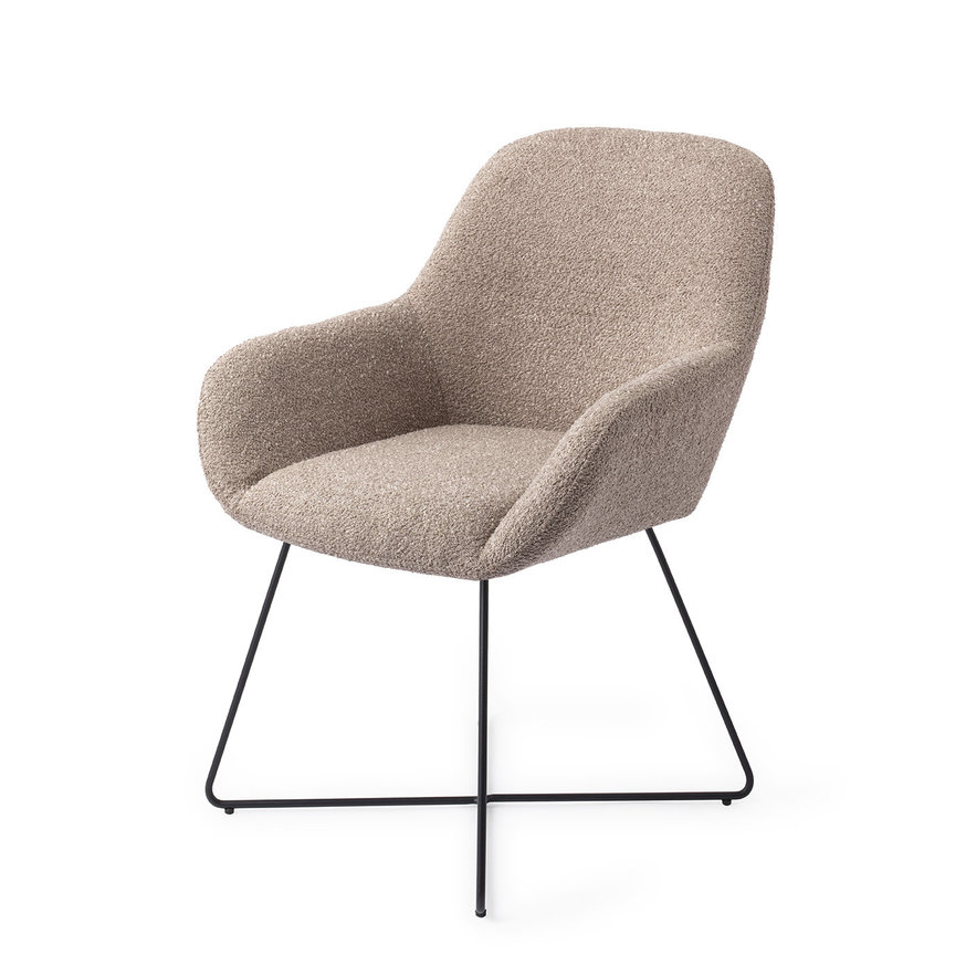 Kushi Stone Haze Eetkamerstoel Cross Black