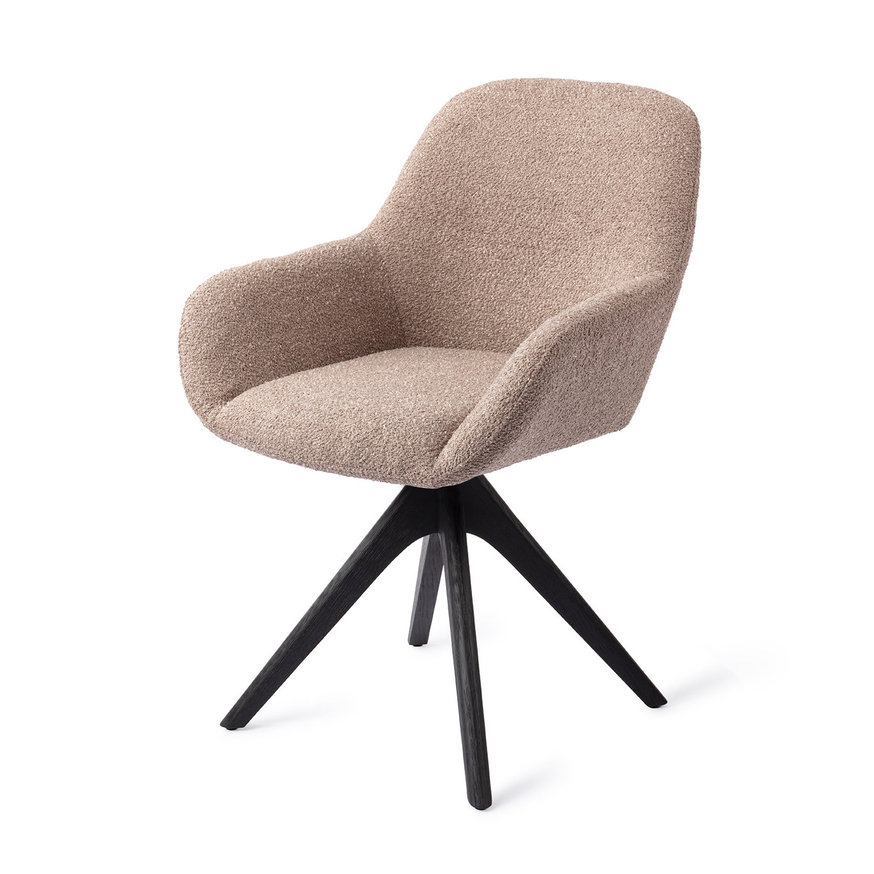 Kushi Stone Haze Eetkamerstoel Revolve Oak Black