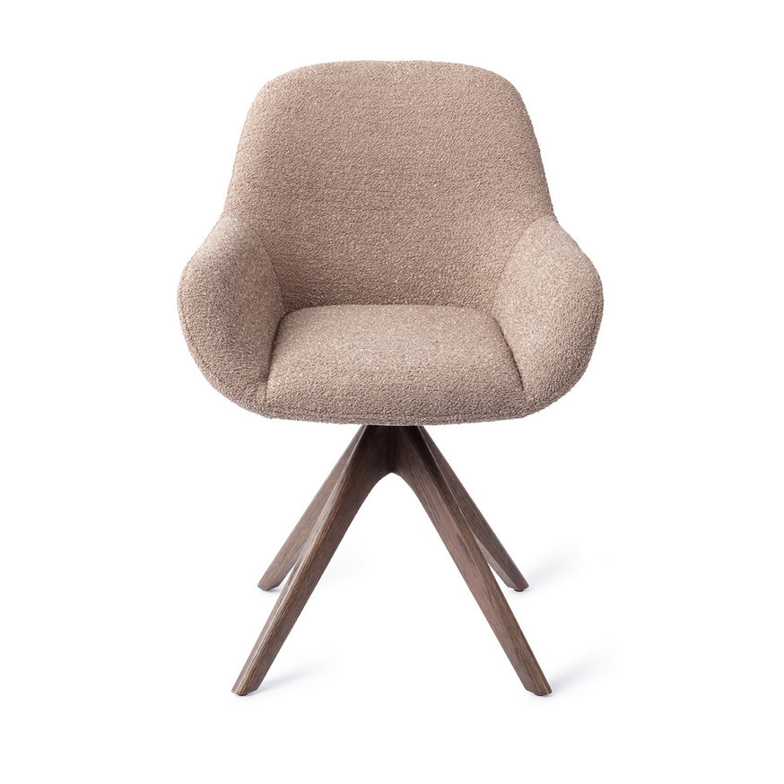 Kushi Stone Haze Eetkamerstoel Revolve Oak Walnut