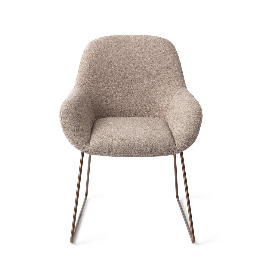 Kushi Stone Haze Eetkamerstoel Slide Rose