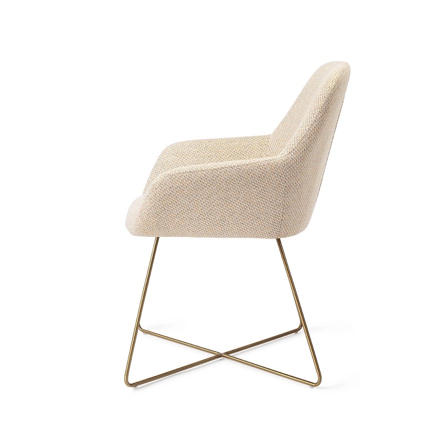 Kushi Trouty Tinge Eetkamerstoel Cross Gold