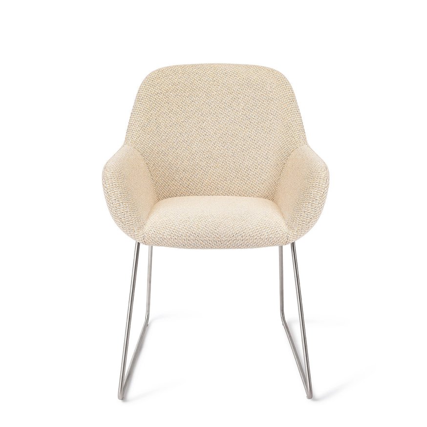 Kushi Trouty Tinge Eetkamerstoel Slide Steel