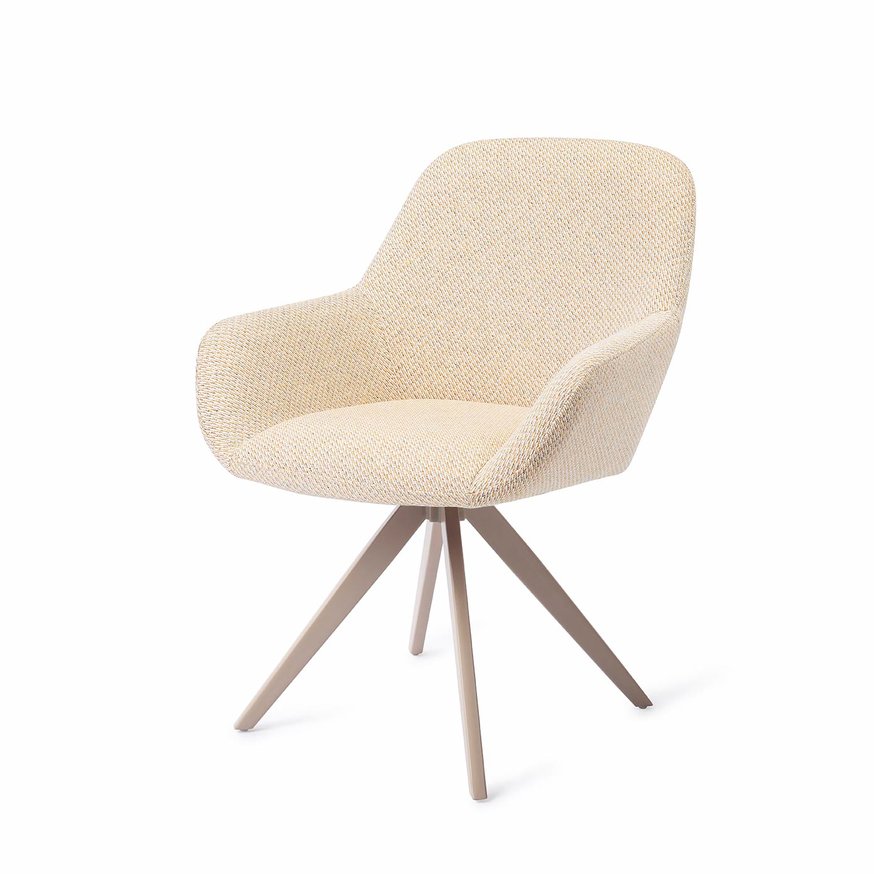 Kushi Trouty Tinge Eetkamerstoel Turn Beige