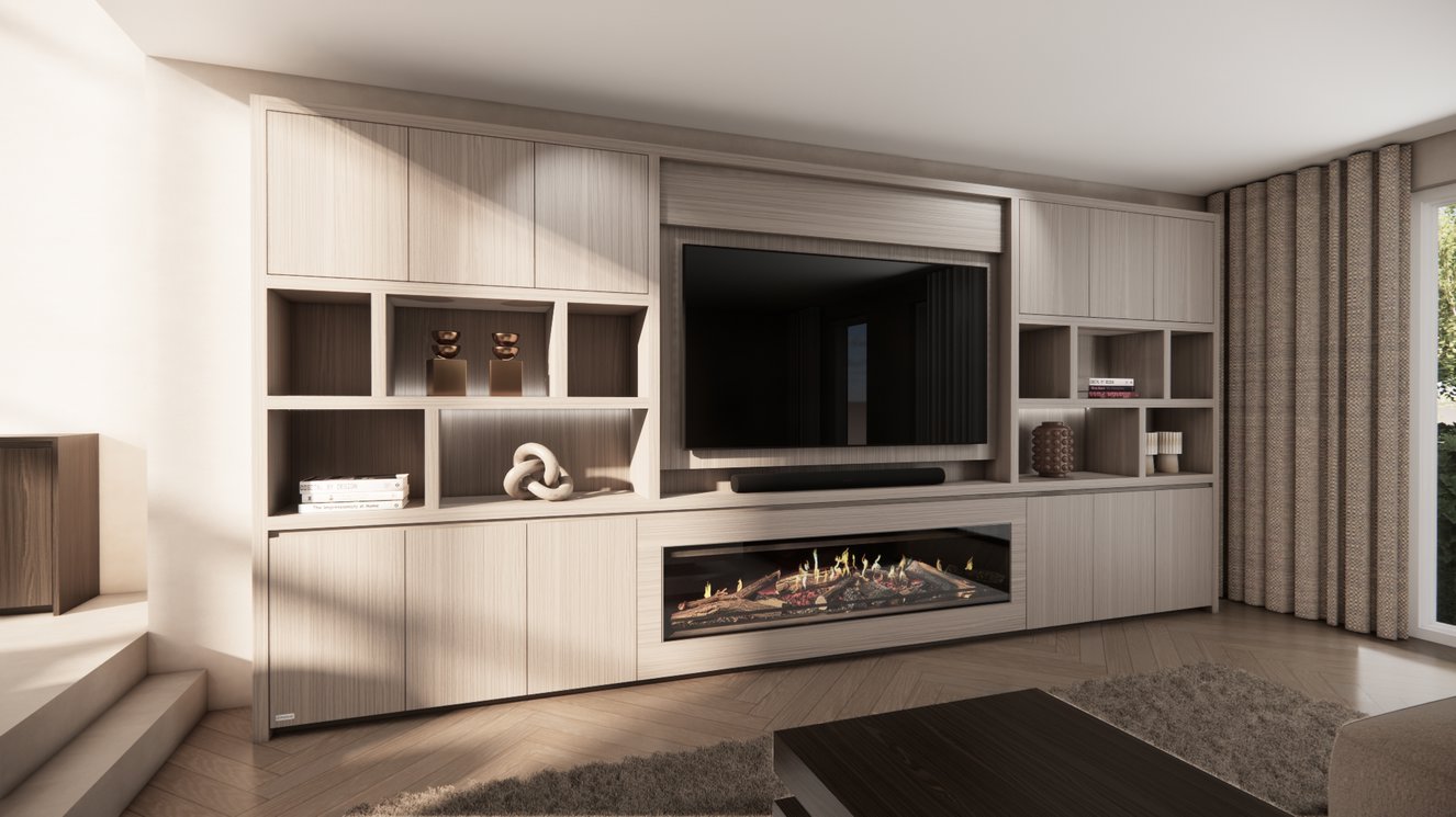 Cinewall	Laurel Royal-size 420-480	cm Eiken Kalfire	E-ONE