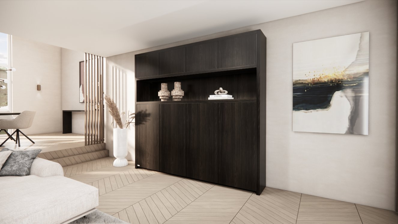 Lexington Vakkenkast Royal-size 230-260	cm Eiken