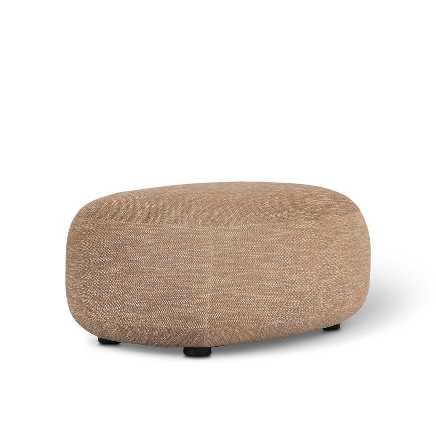 Luusar Brown Ottoman